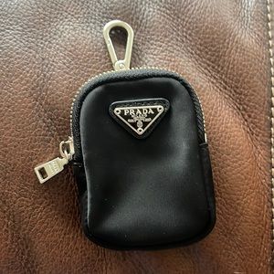 Prada key chain pouch